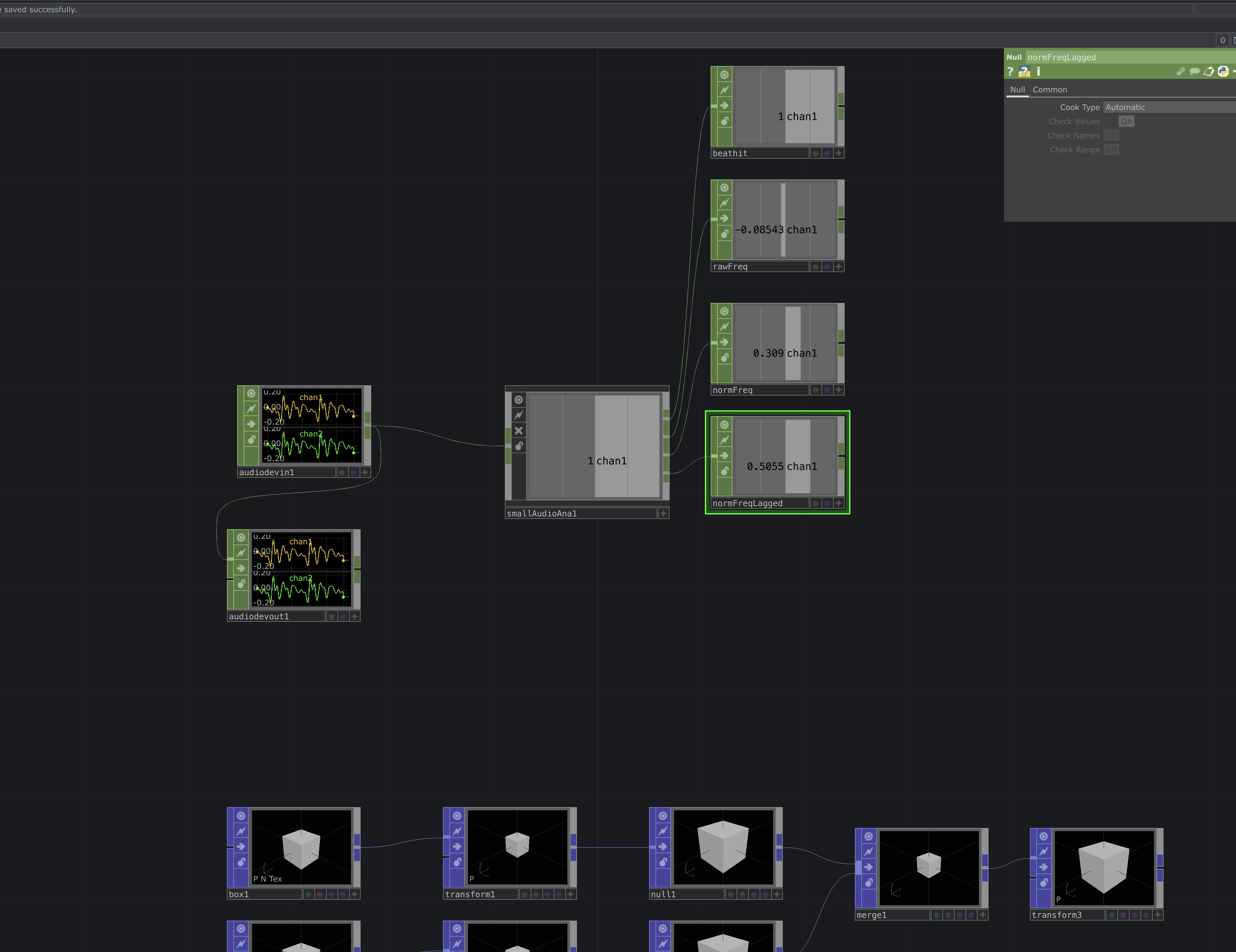 Node Network After Audio